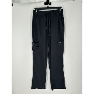 Koi Basics Cargo Scrub Pants‎ Drawstring 605S Polyester Stretch Size Small Short